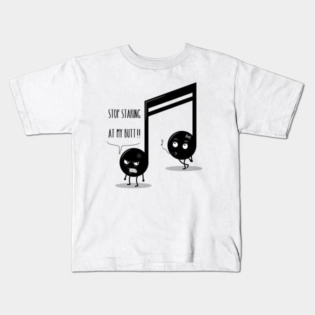 Sexy semiquaver Kids T-Shirt by Nasken